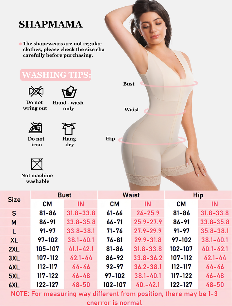 Women's Fajas Colombianas Body Shapers with Strong Compression and Bra