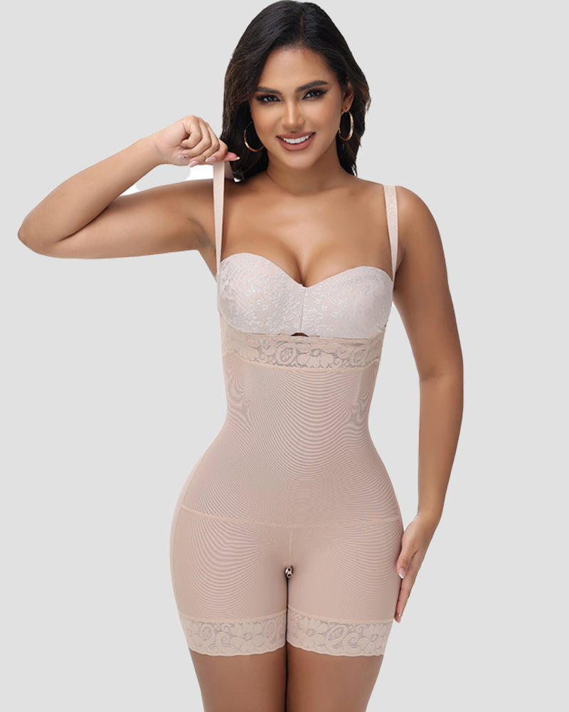 Adjustable Straps Open Bust Seamless Body Shaper Shapewear (Pre-Sale)
