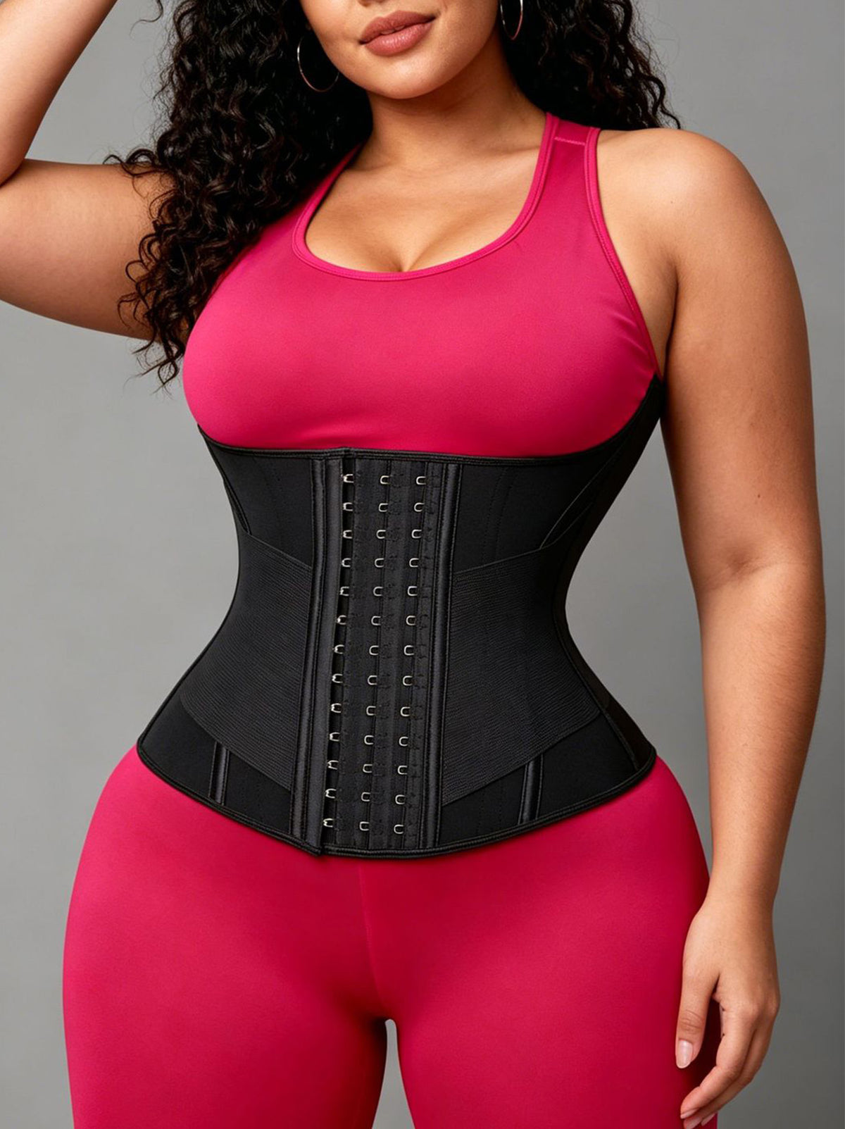 15 Steel Bones Waist Trainer for Women Mesh Corset Waist Cincher Tummy Control Slimming Sport Girdle