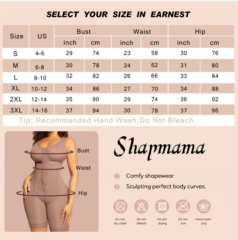 Fajas Colombianas for Women Tummy Control Shapewear Postpartum Girdle Butt Lifter Body Shaper Bodysuit