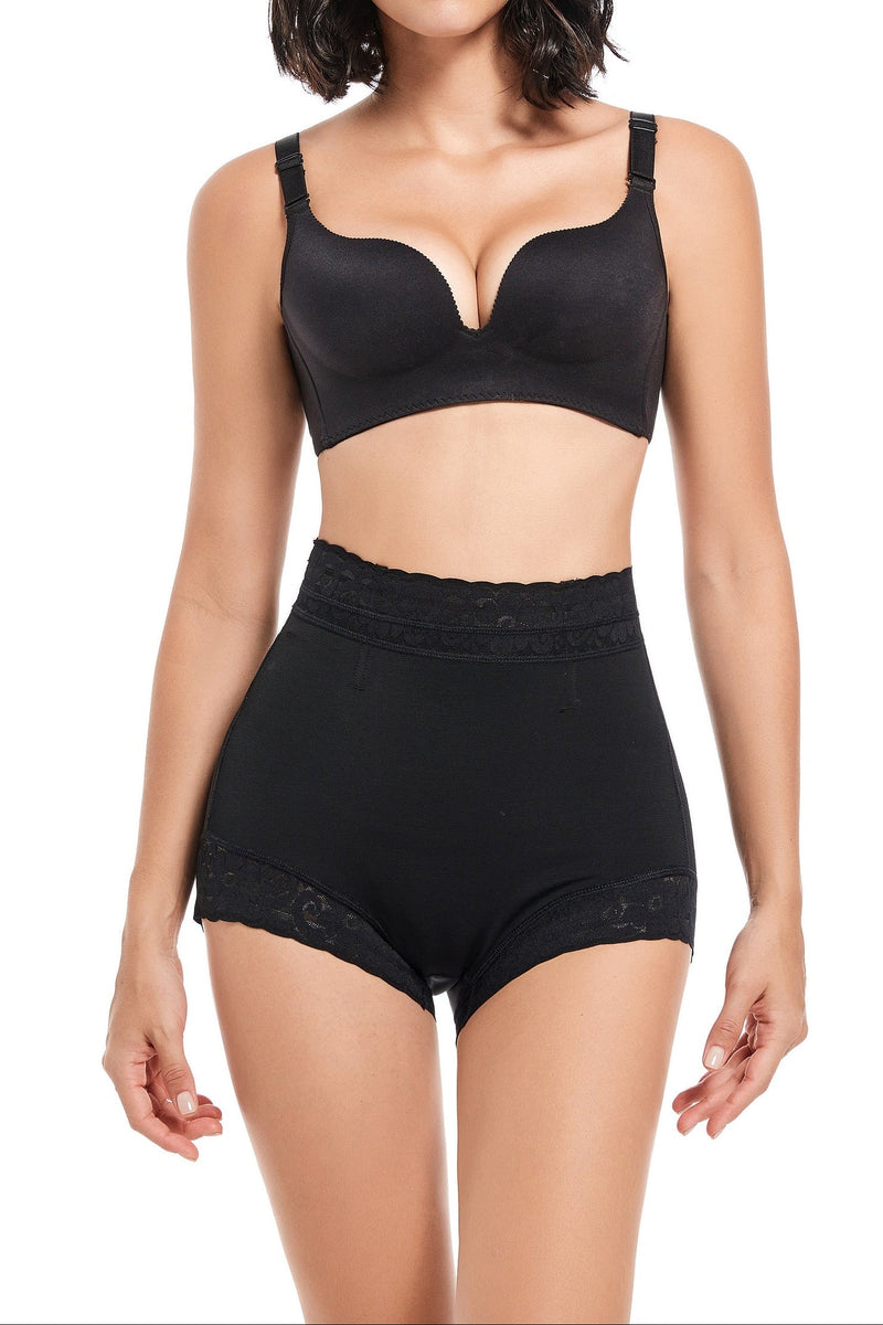 Classic Women's Body Shaper with Lace Butt Lifter Tummy Control Underwear Panties Smoothing Briefs