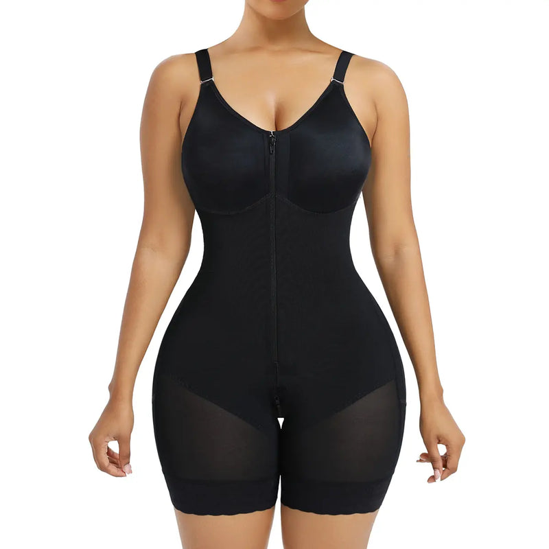 Fajas Colombianas Smooth Zipper Postpartum Tummy Control Shapewear