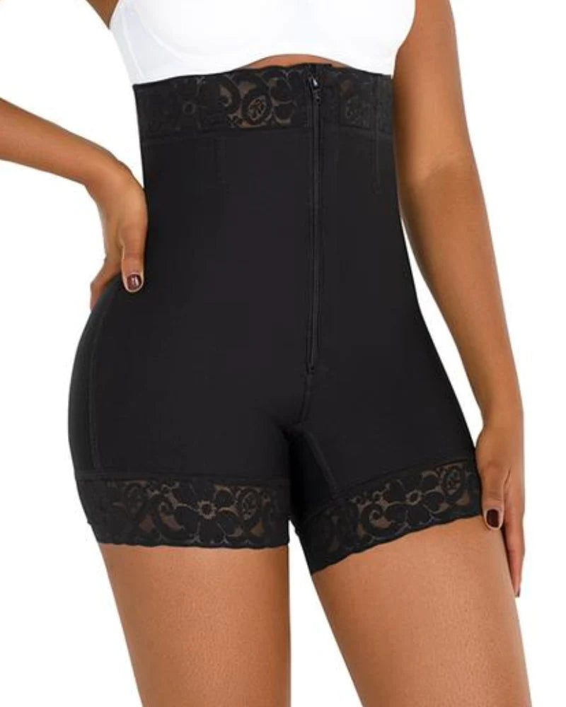 Women's High Waist Tummy Control Shapewear Shorts Hips Buttock Slimming Tummy