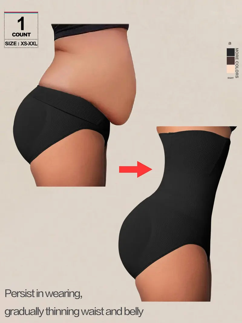 Seamless Smooth High Waist Shaping Panty, Firm Tummy Control Fit Fajas Shapewear for Women Underwear