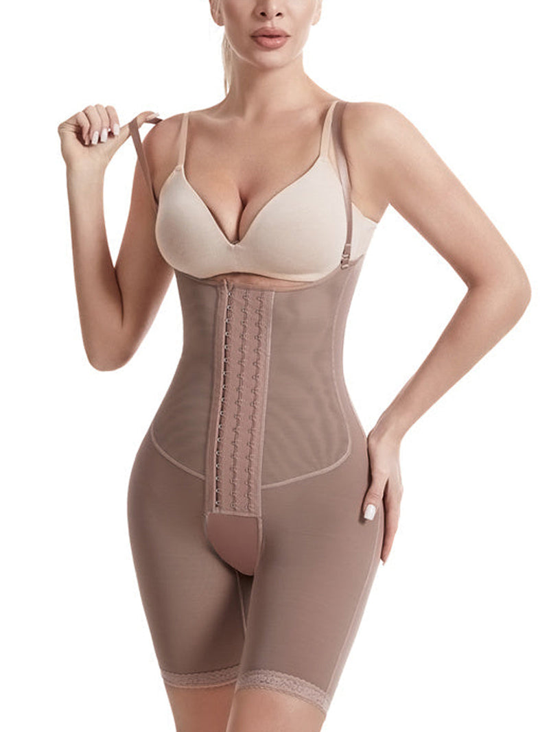 Women's Tummy Control ElasticitWomen's Tummy  Control Elasticity Plus Size Postpartum Open Breast Shapewear